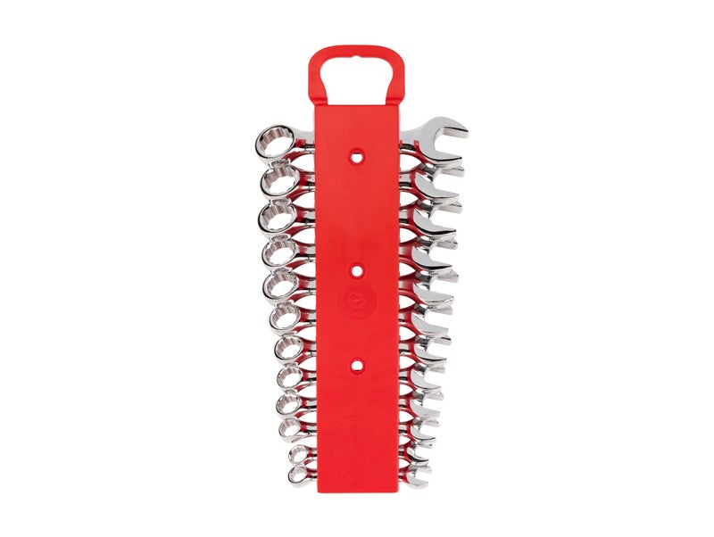 TEKTON Stubby Combination Wrench Set with Holder, 12-Piece (8 - 19 mm) | WRN01170 - Image 4
